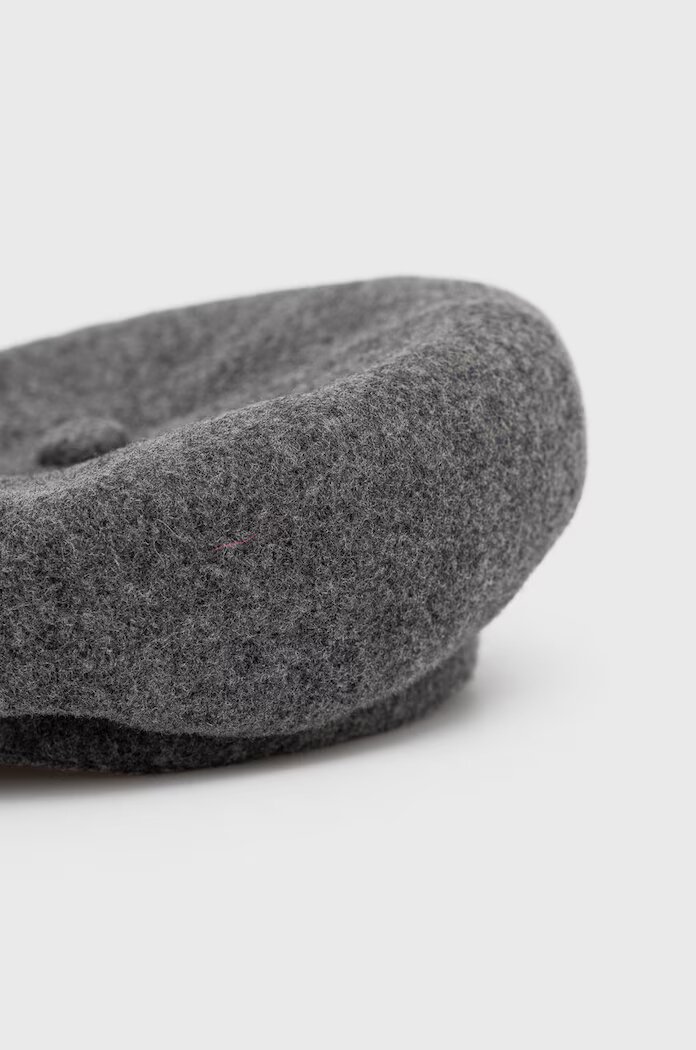 Kangol Вълнен каскет в сиво от вълна