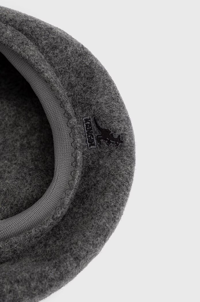 Kangol Вълнен каскет в сиво от вълна