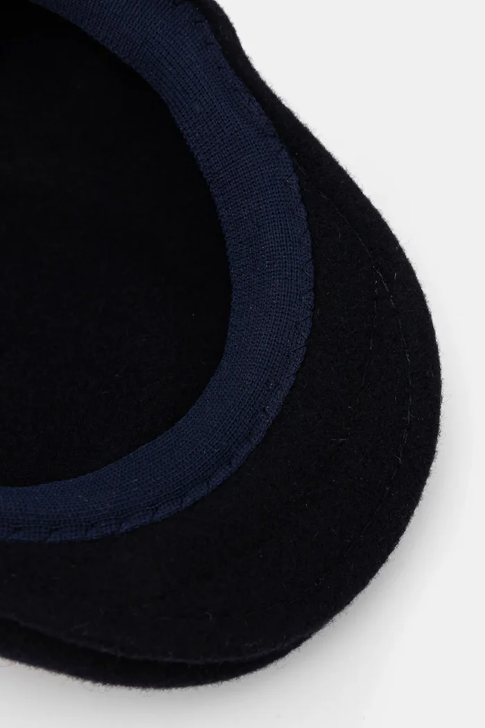 Kangol Вълнен каскет в тъмносиньо от вълна