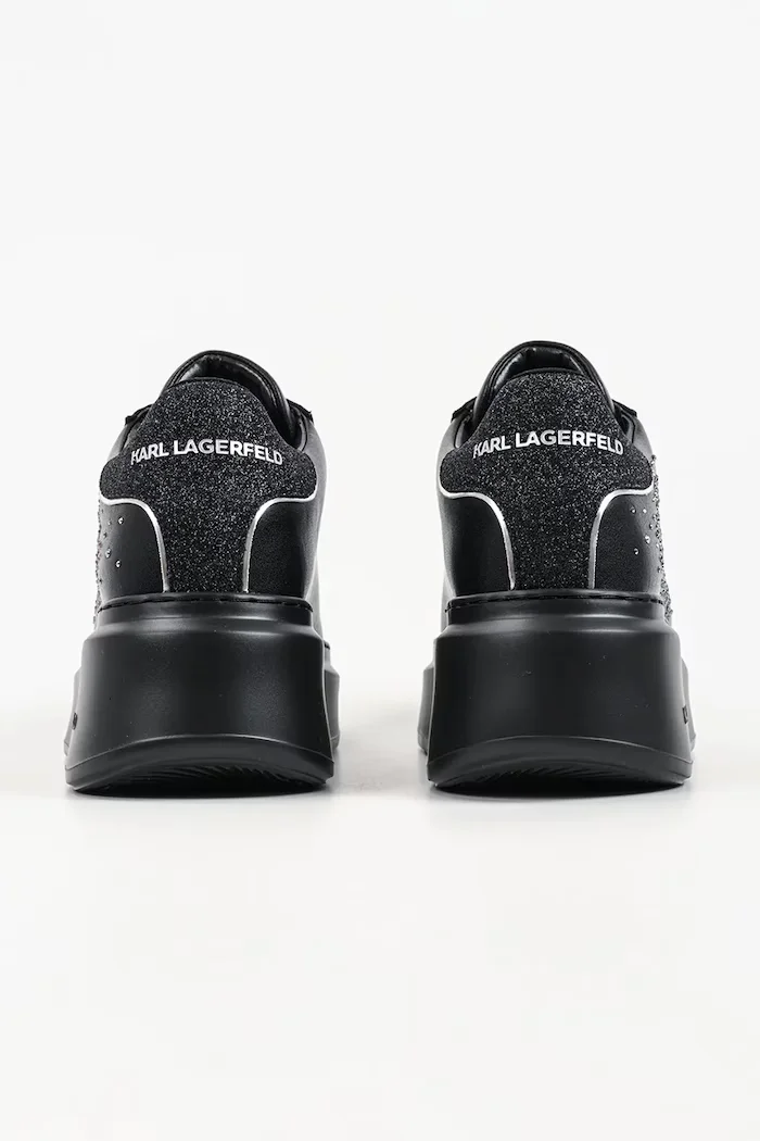 Karl Lagerfeld Anakapri маратонки дамски от кожа черни KL63516S