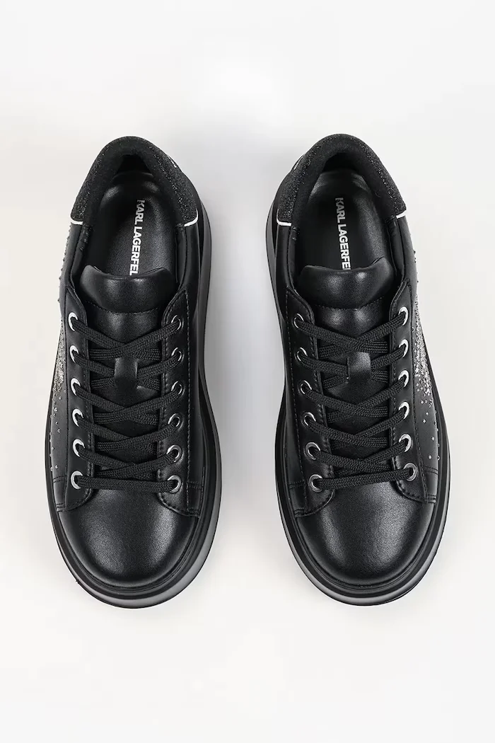 Karl Lagerfeld Anakapri маратонки дамски от кожа черни KL63516S