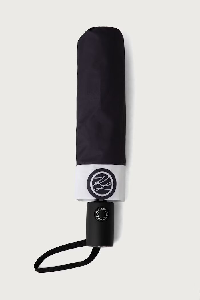 Karl Lagerfeld автоматичен чадър черен B4W50011