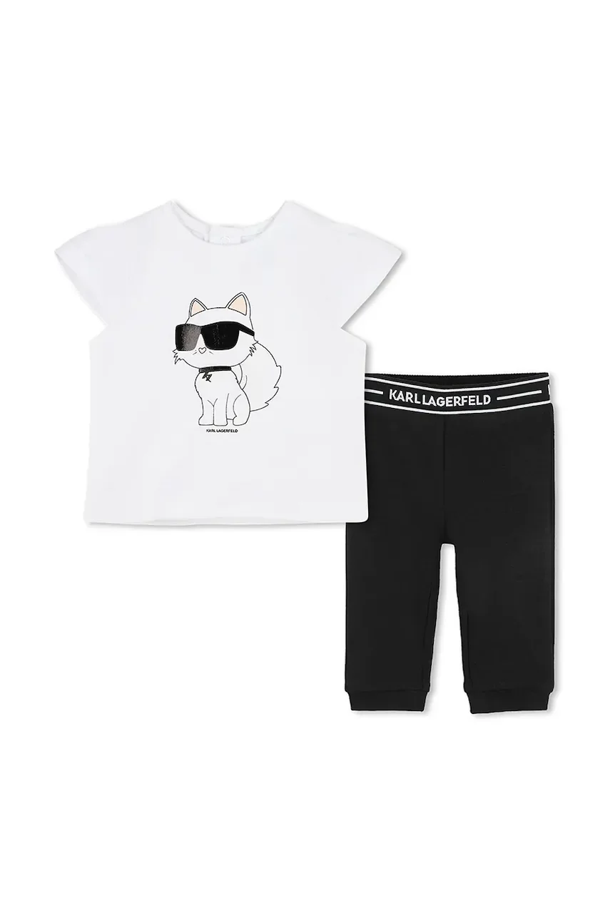 Karl Lagerfeld Бебешки памучен комплект