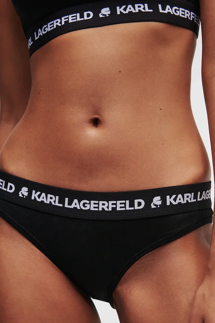 Karl Lagerfeld Бикини LOGO BRIEF в черно A1W47009