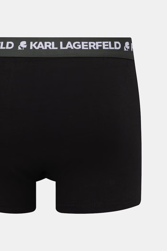 Karl Lagerfeld боксерки мъжки от памук с еластан 3 броя сини A1M47021