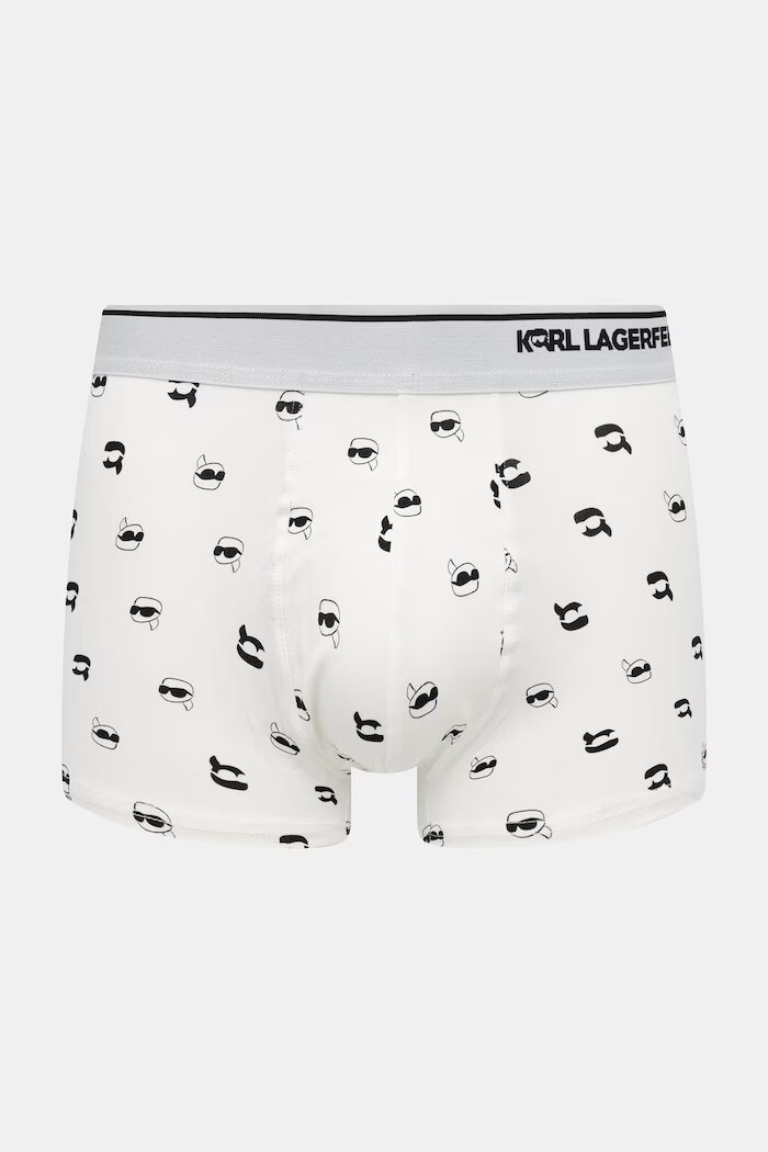Karl Lagerfeld боксерки мъжки от памук с еластан 3 броя сини A3M47008