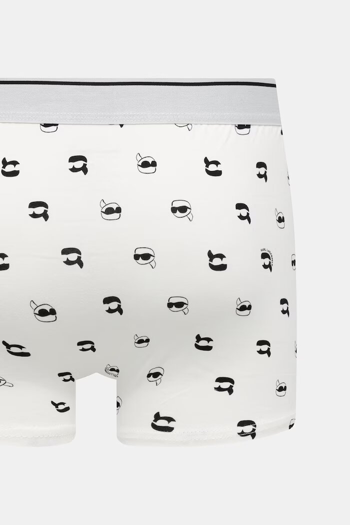 Karl Lagerfeld боксерки мъжки от памук с еластан 3 броя сини A3M47008