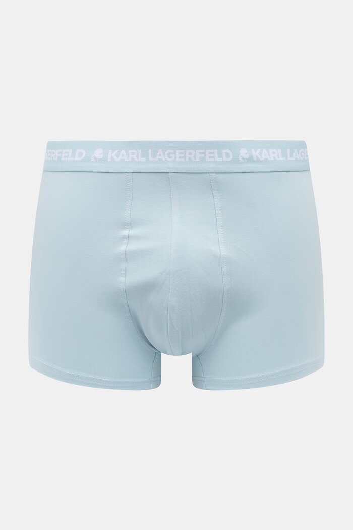 Karl Lagerfeld боксерки мъжки памук с еластан 3 броя сини A1M47017