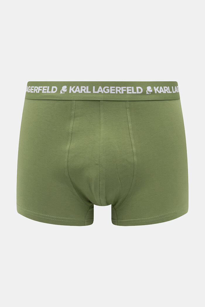 Karl Lagerfeld боксерки мъжки памук с еластан 3 броя сини A1M47017