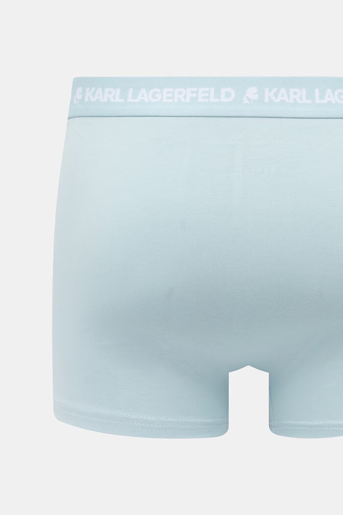 Karl Lagerfeld боксерки мъжки памук с еластан 3 броя сини A1M47017