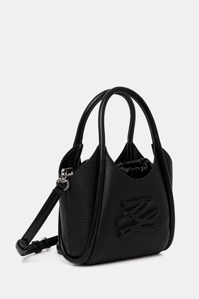 Karl Lagerfeld чанта crossbody дамска K/AUTOGRAPH черна B2W30053