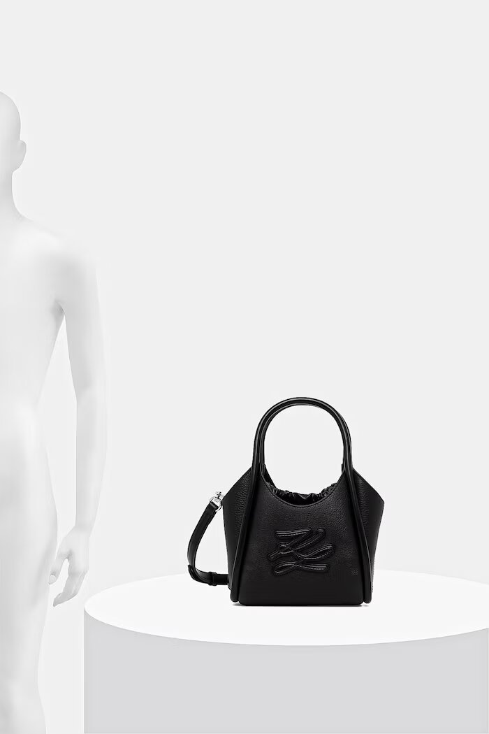 Karl Lagerfeld чанта crossbody дамска K/AUTOGRAPH черна B2W30053