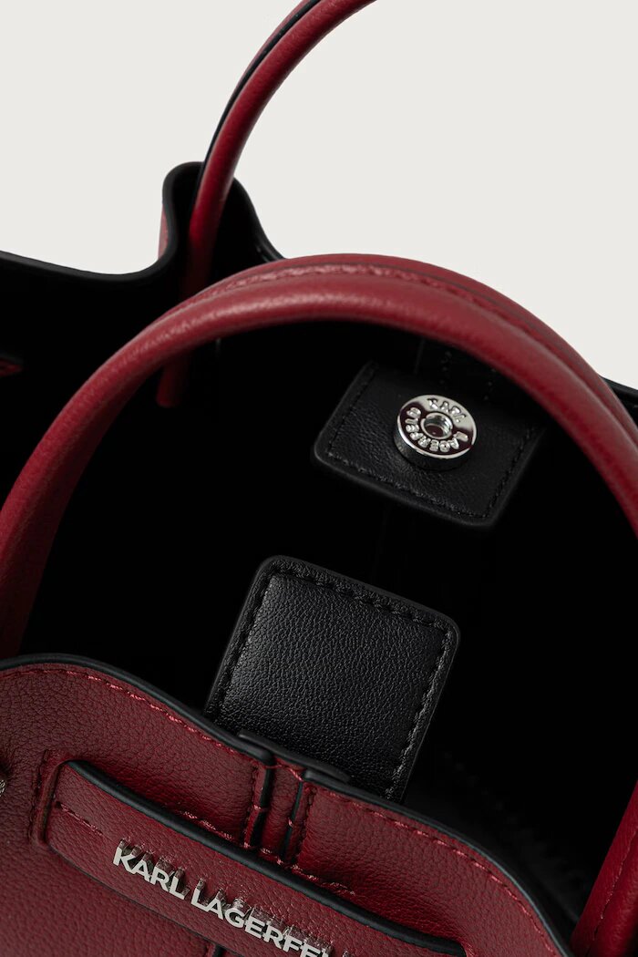 Karl Lagerfeld чанта crossbody дамска K/PIERCED червена B4W30330