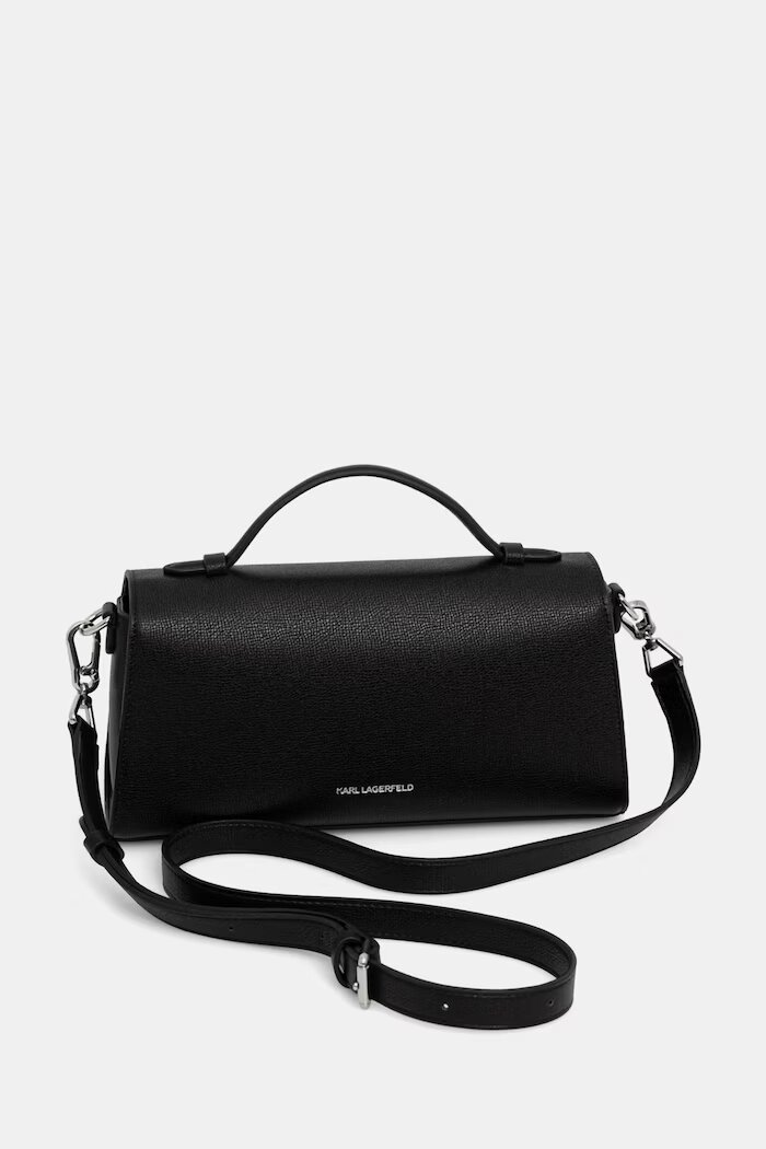 Karl Lagerfeld чанта crossbody дамска от имитация на кожа K/RSG черна B3W30114