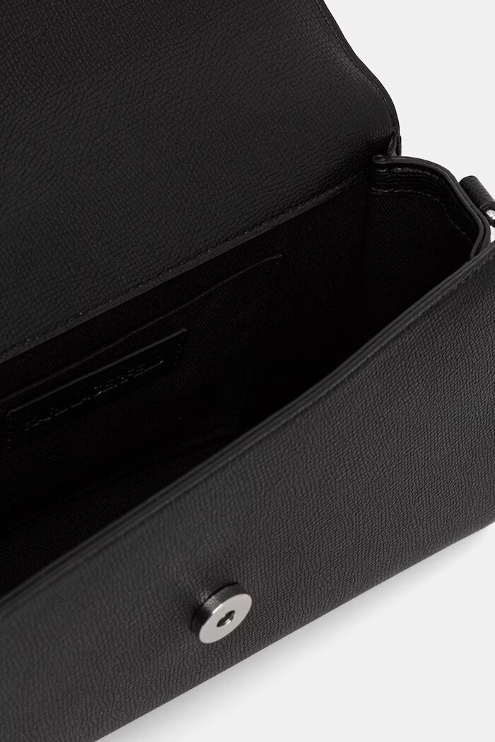 Karl Lagerfeld чанта crossbody дамска от имитация на кожа K/RSG черна B3W30114