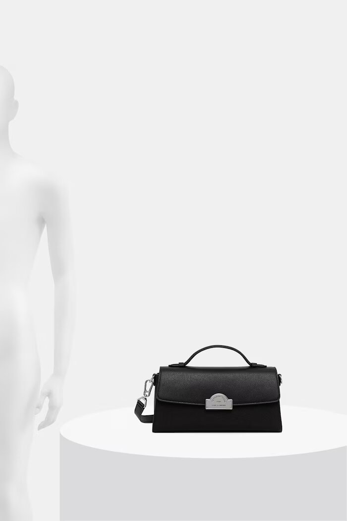 Karl Lagerfeld чанта crossbody дамска от имитация на кожа K/RSG черна B3W30114