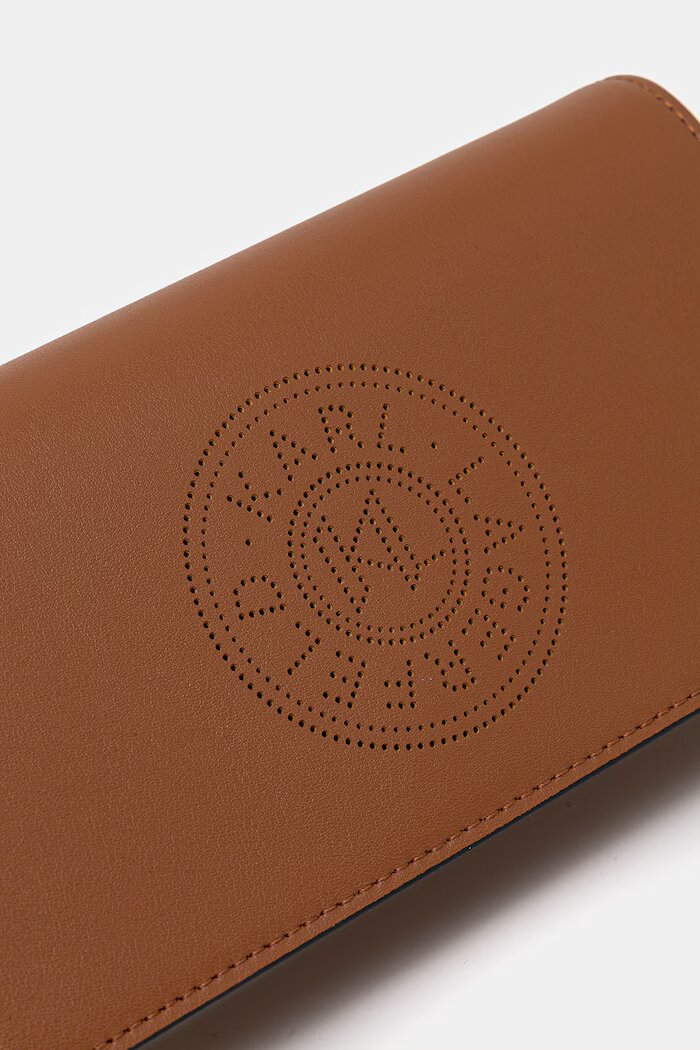 Karl Lagerfeld чанта crossbody дамска от кожа K/CIRCLE кафява B2W30273