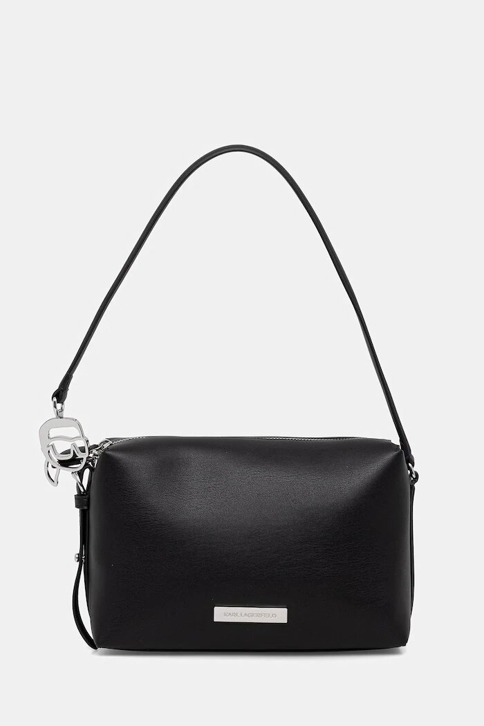 Karl Lagerfeld чанта дамска от имитация на кожа IKON черна B2W30062