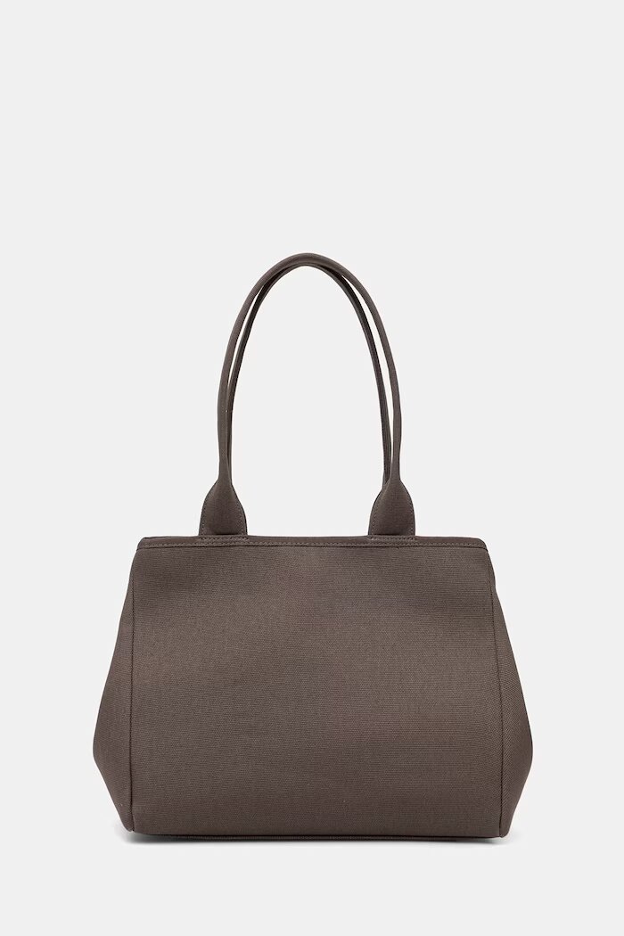 Karl Lagerfeld чанта дамска от памук K/RSG кафява B1W50010