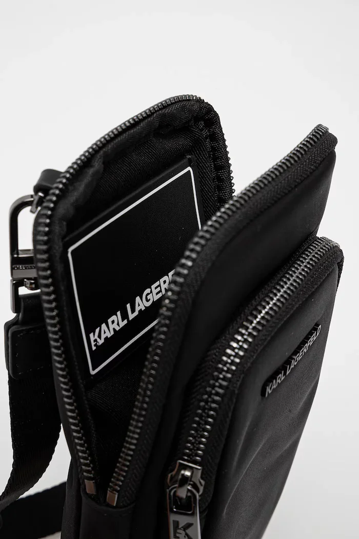 Karl Lagerfeld Чанта през рамо K/ESSENTIAL мъжка в черно A2M32010