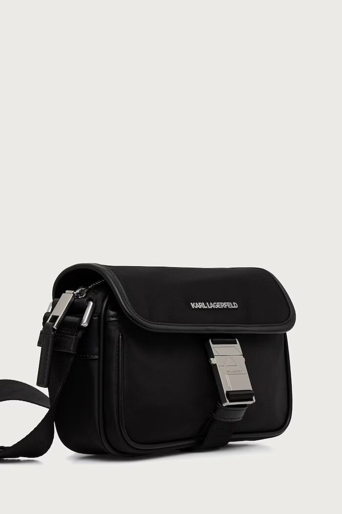 Karl Lagerfeld чанта през рамо мъжка K/NYLON черна B4M30223
