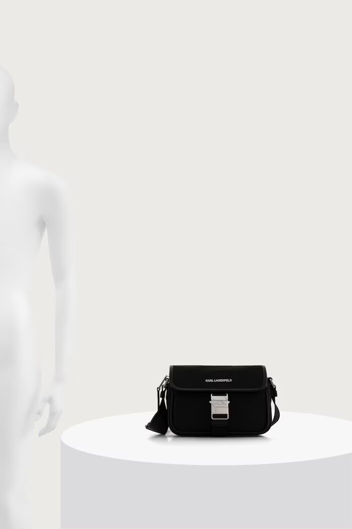 Karl Lagerfeld чанта през рамо мъжка K/NYLON черна B4M30223
