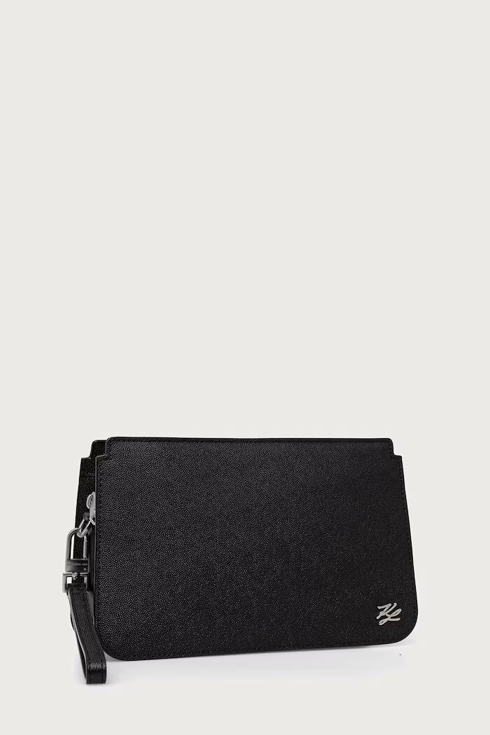 Karl Lagerfeld чанта през рамо мъжка от кожа черна B4M32056