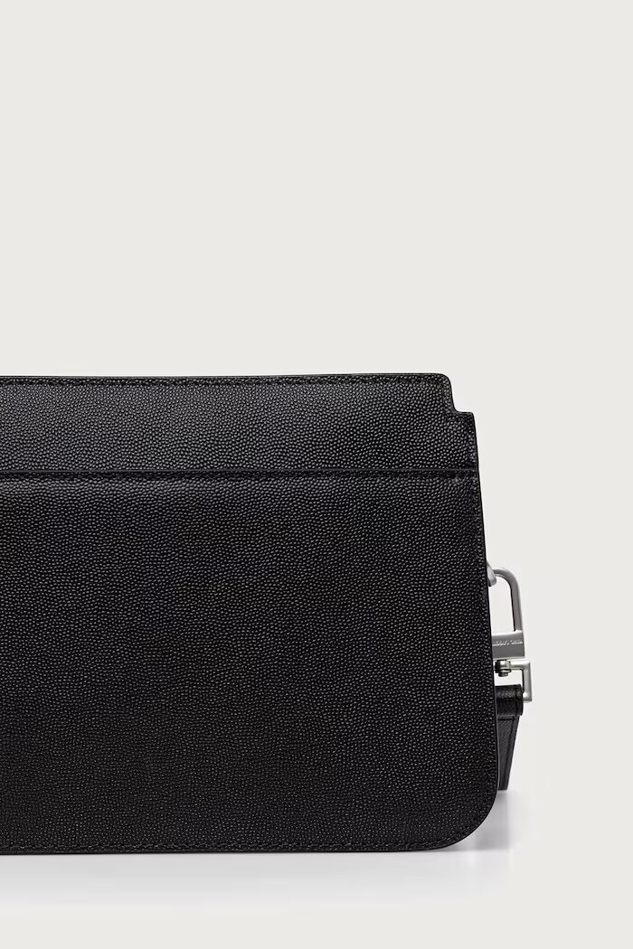Karl Lagerfeld чанта през рамо мъжка от кожа черна B4M32056