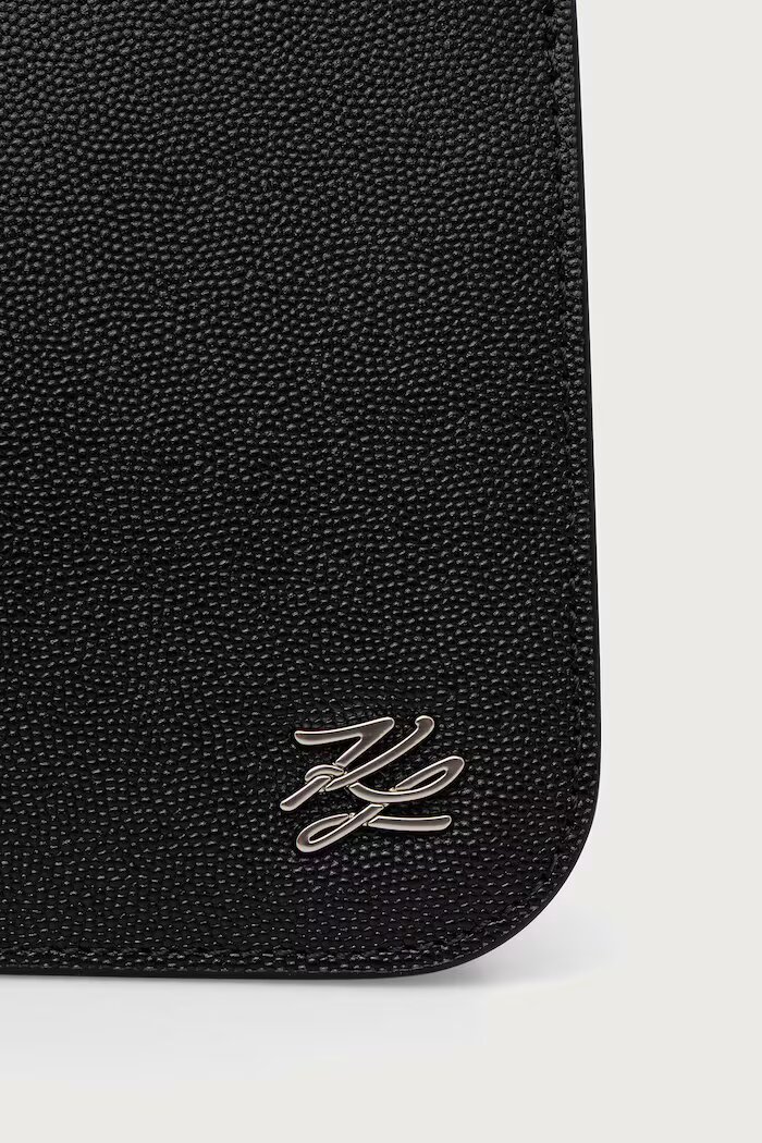 Karl Lagerfeld чанта през рамо мъжка от кожа черна B4M32056