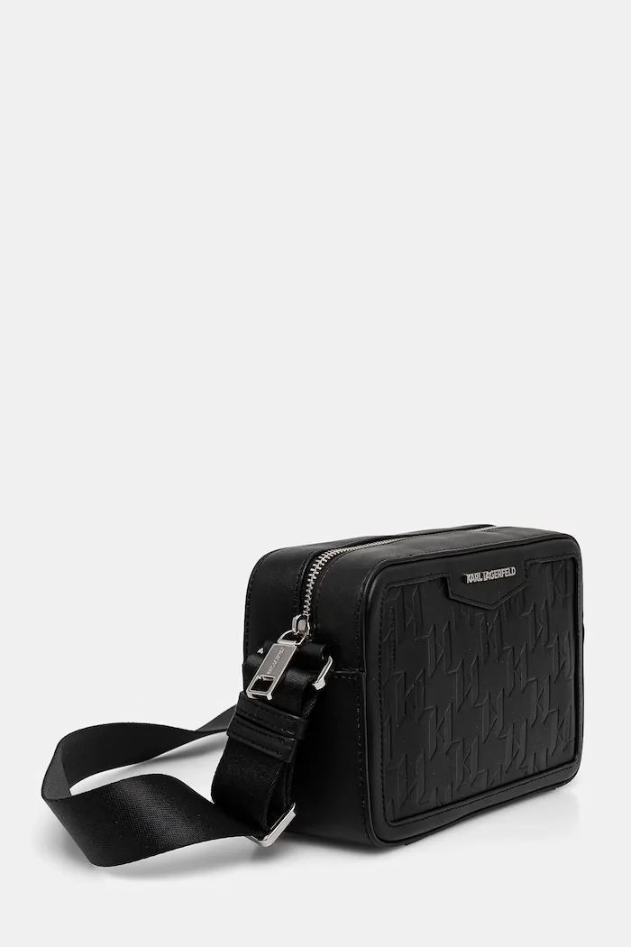 Karl Lagerfeld чанта през рамо мъжка от кожа K/LOOM черна A1M30067