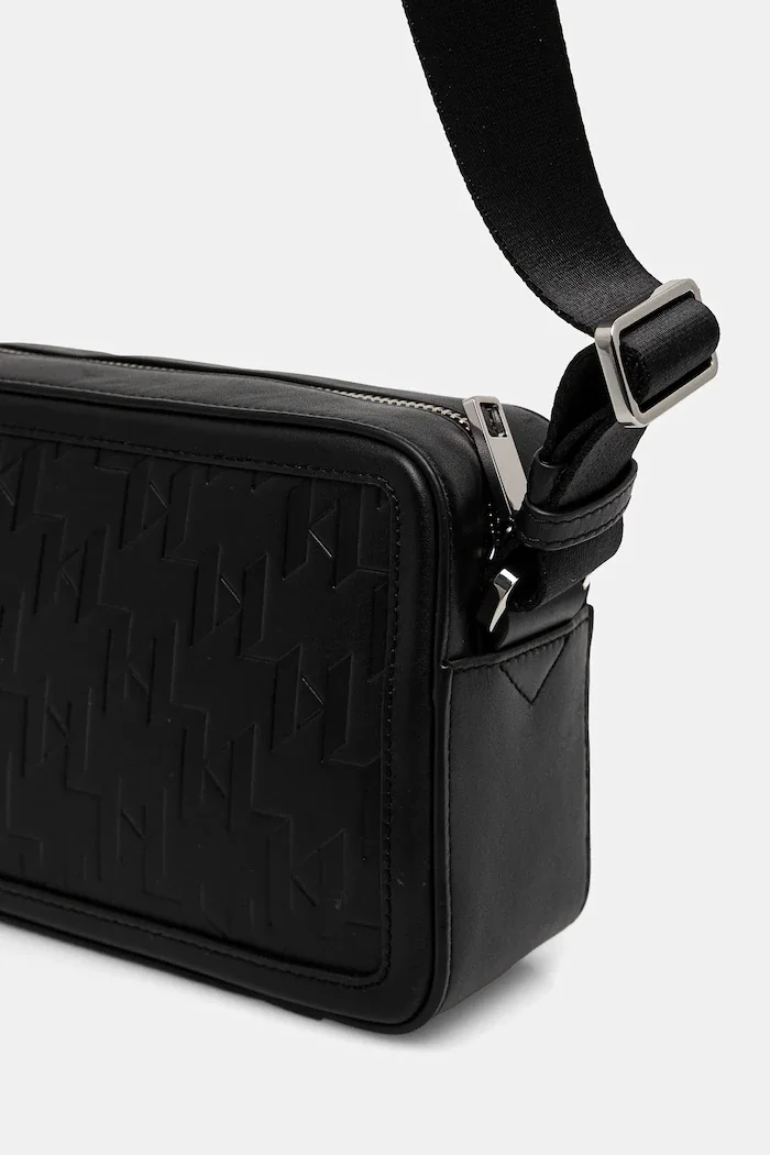 Karl Lagerfeld чанта през рамо мъжка от кожа K/LOOM черна A1M30067