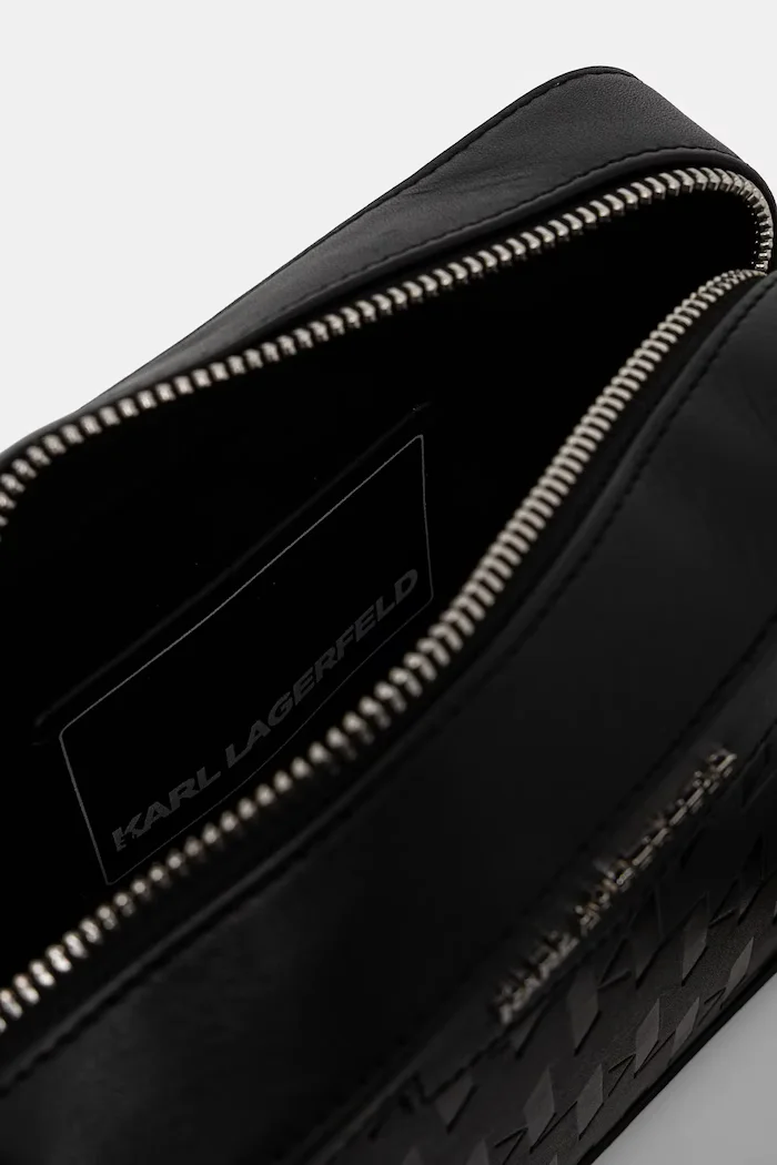 Karl Lagerfeld чанта през рамо мъжка от кожа K/LOOM черна A1M30067