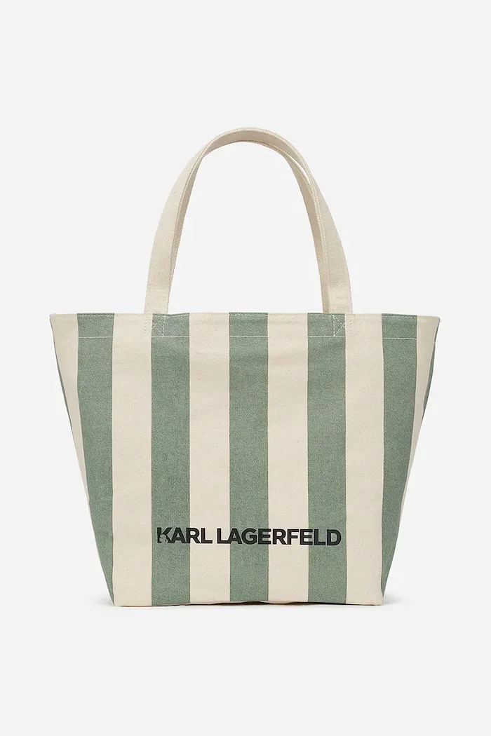 Karl Lagerfeld Чанта с две лица в бежово A2W50003