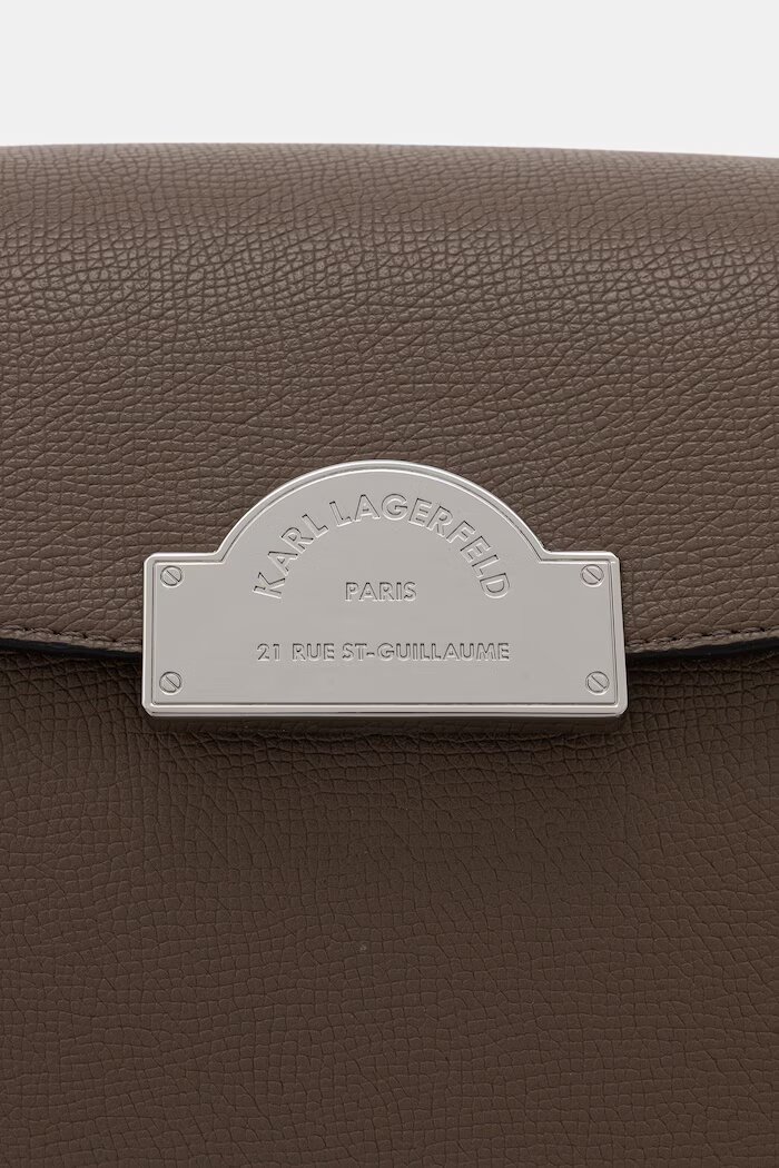 Karl Lagerfeld чанта тип хобо дамска от имитация на кожа K/RSG кафява B3W30113