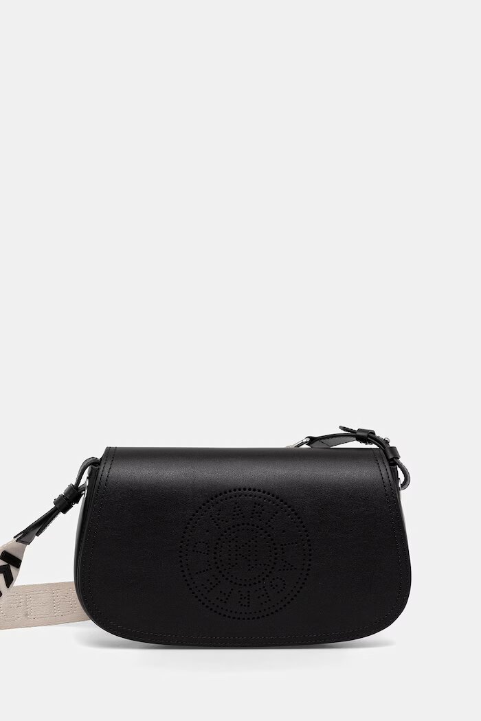 Karl Lagerfeld чанта за деца от кожа K/CIRCLE черна B2W30015