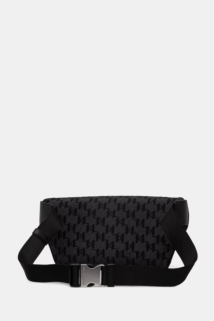 Karl Lagerfeld чанта за кръста мъжка K/MONOGRAM черна B3M30250