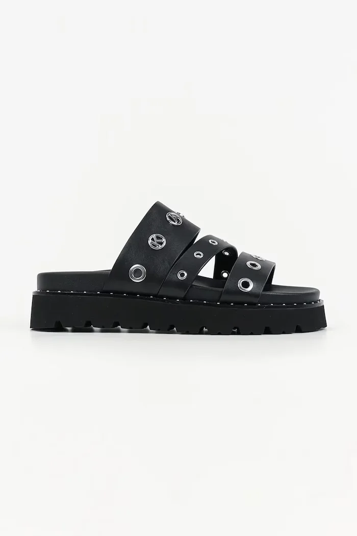 Karl Lagerfeld чехли дамски кожени Kaia черни KL81516