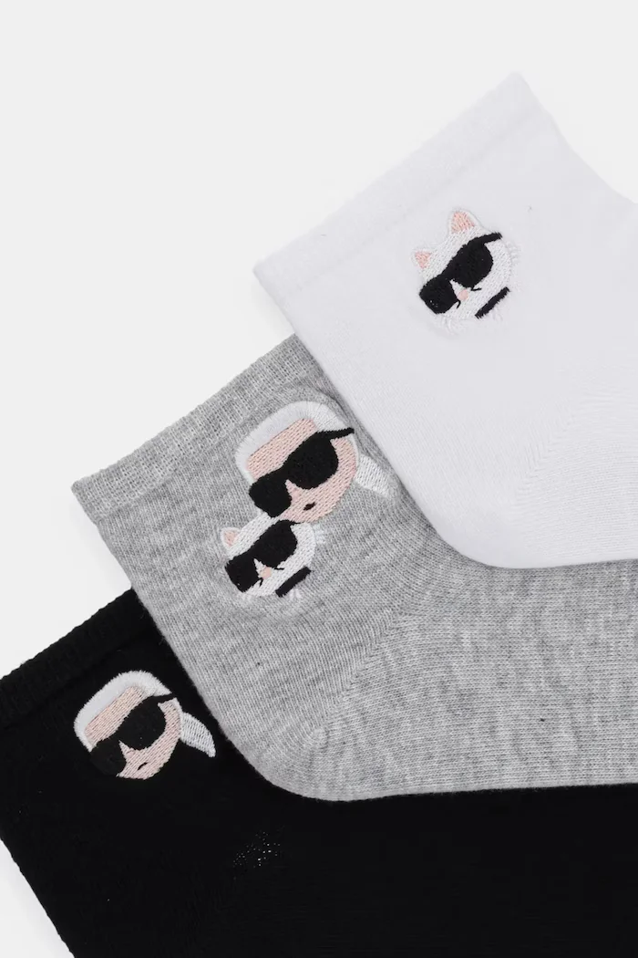 Karl Lagerfeld Чорапи (3 чифта) IKON A1W47077