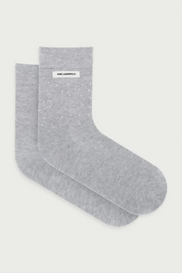 Karl Lagerfeld чорапи дамски сиви B4W47021