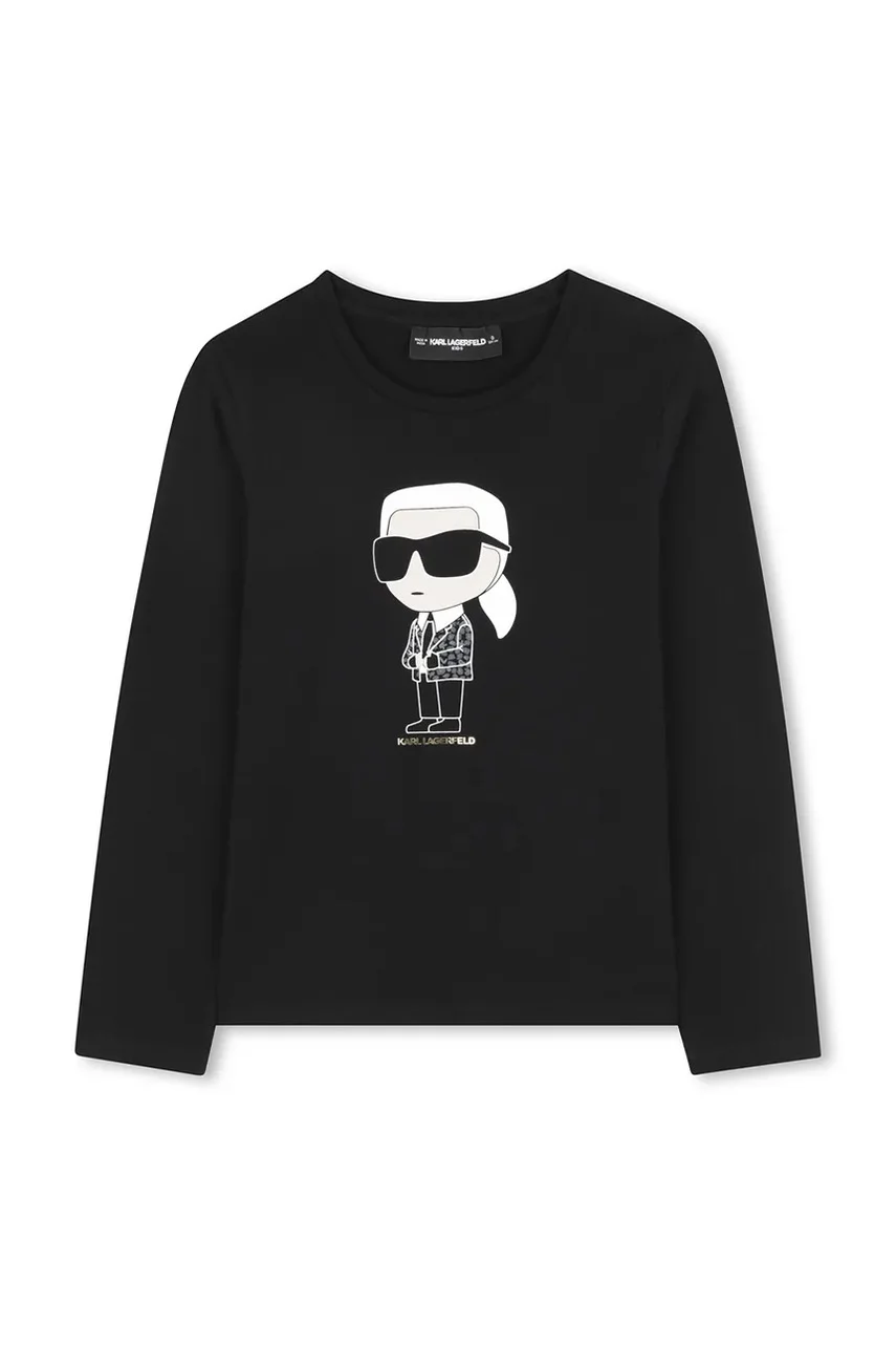 Karl Lagerfeld Детска блуза с дълги ръкави