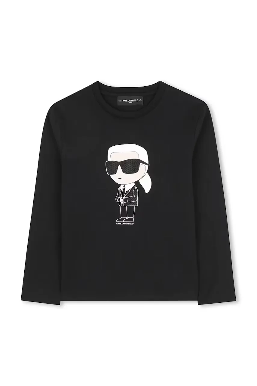 Karl Lagerfeld Детска блуза с дълги ръкави