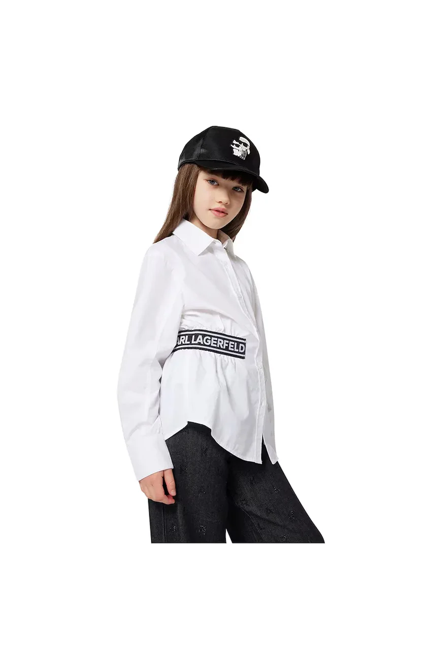 Karl Lagerfeld Детска памучна риза