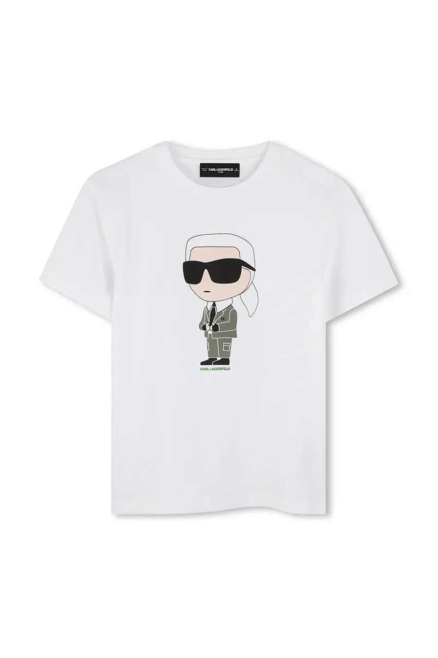 Karl Lagerfeld Детска памучна тениска