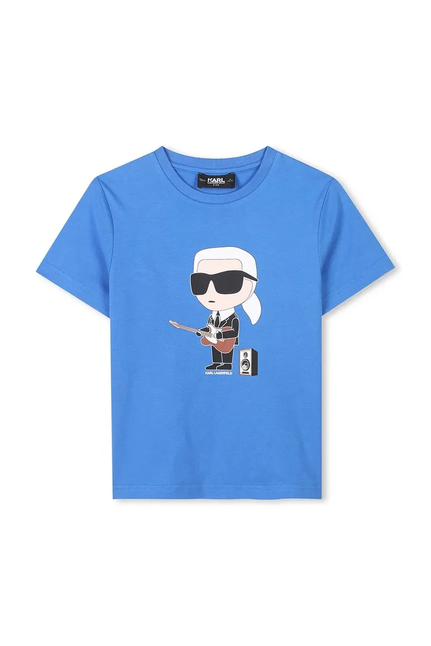 Karl Lagerfeld Детска памучна тениска