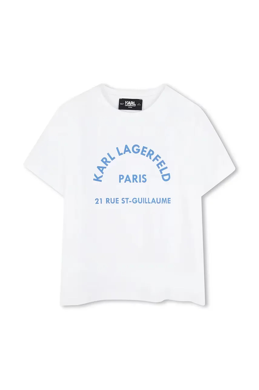 Karl Lagerfeld Детска памучна тениска