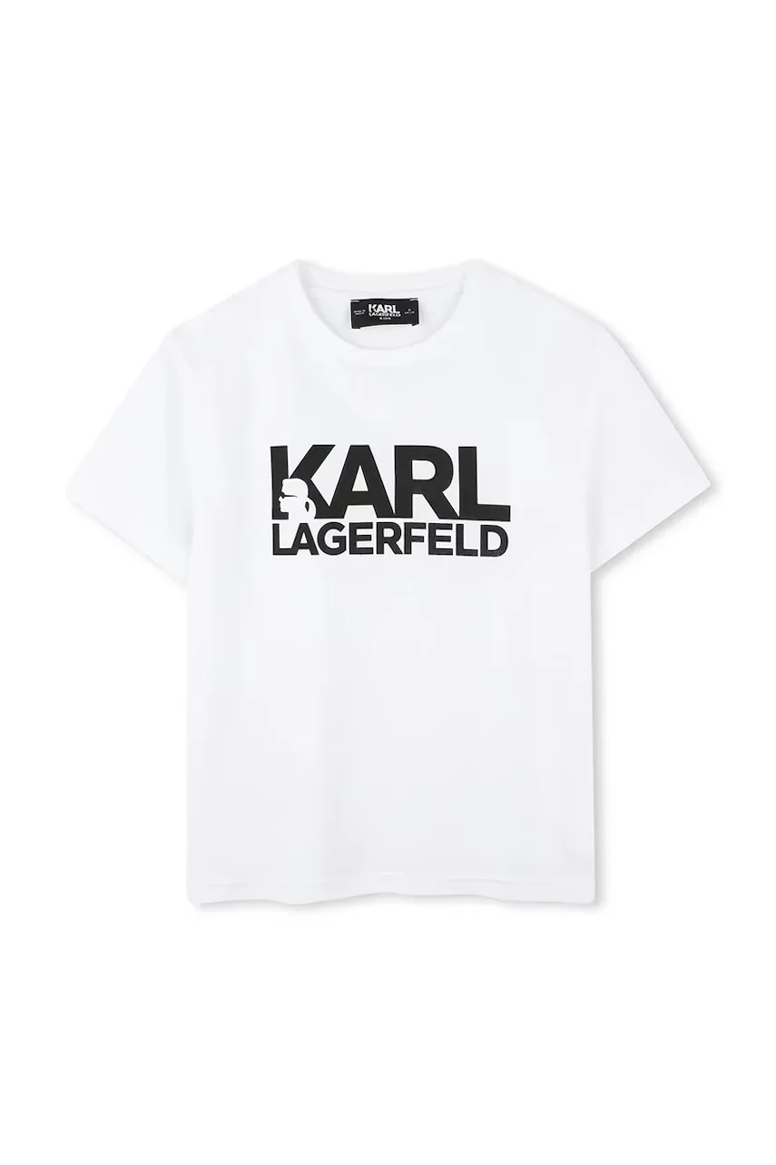 Karl Lagerfeld Детска памучна тениска