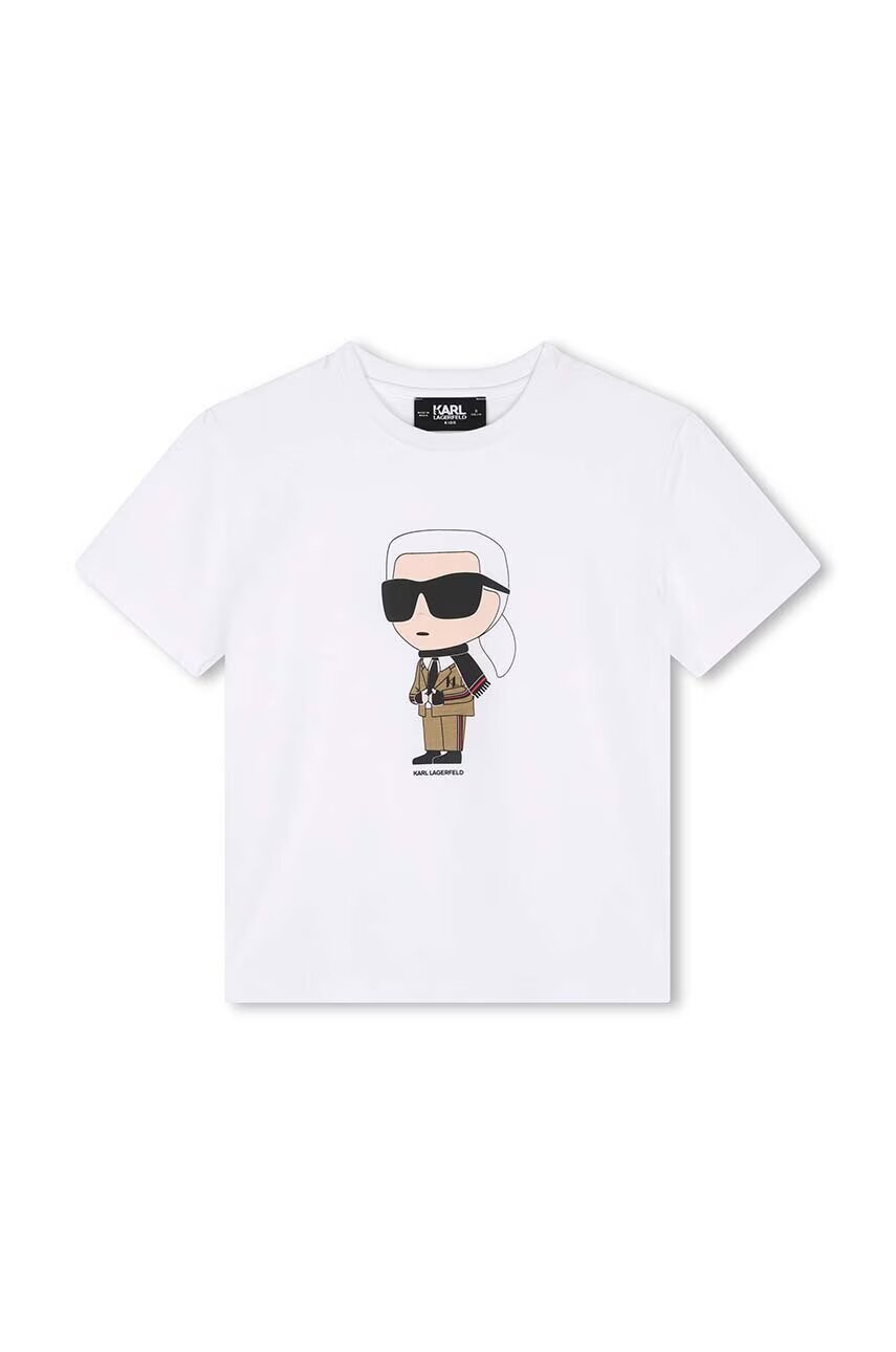 Karl Lagerfeld Детска памучна тениска