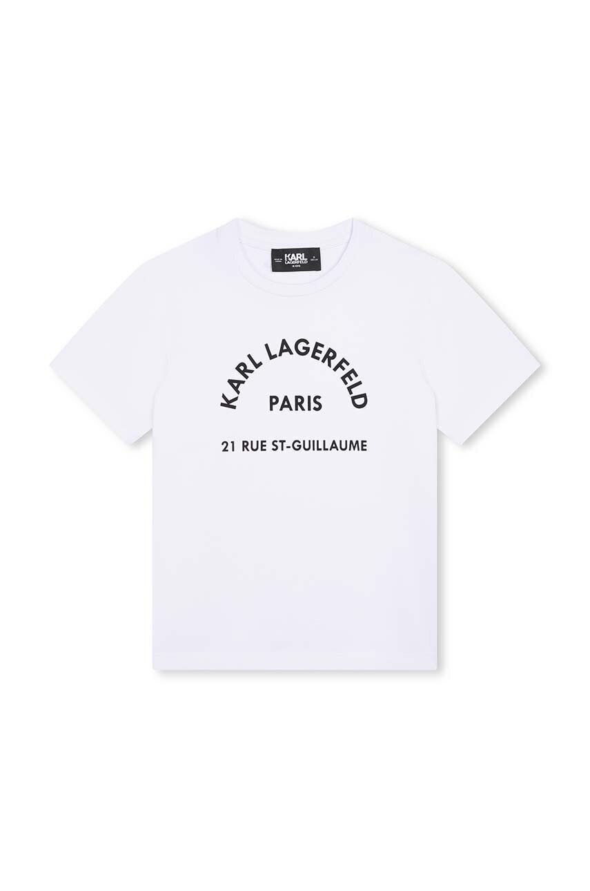 Karl Lagerfeld Детска памучна тениска