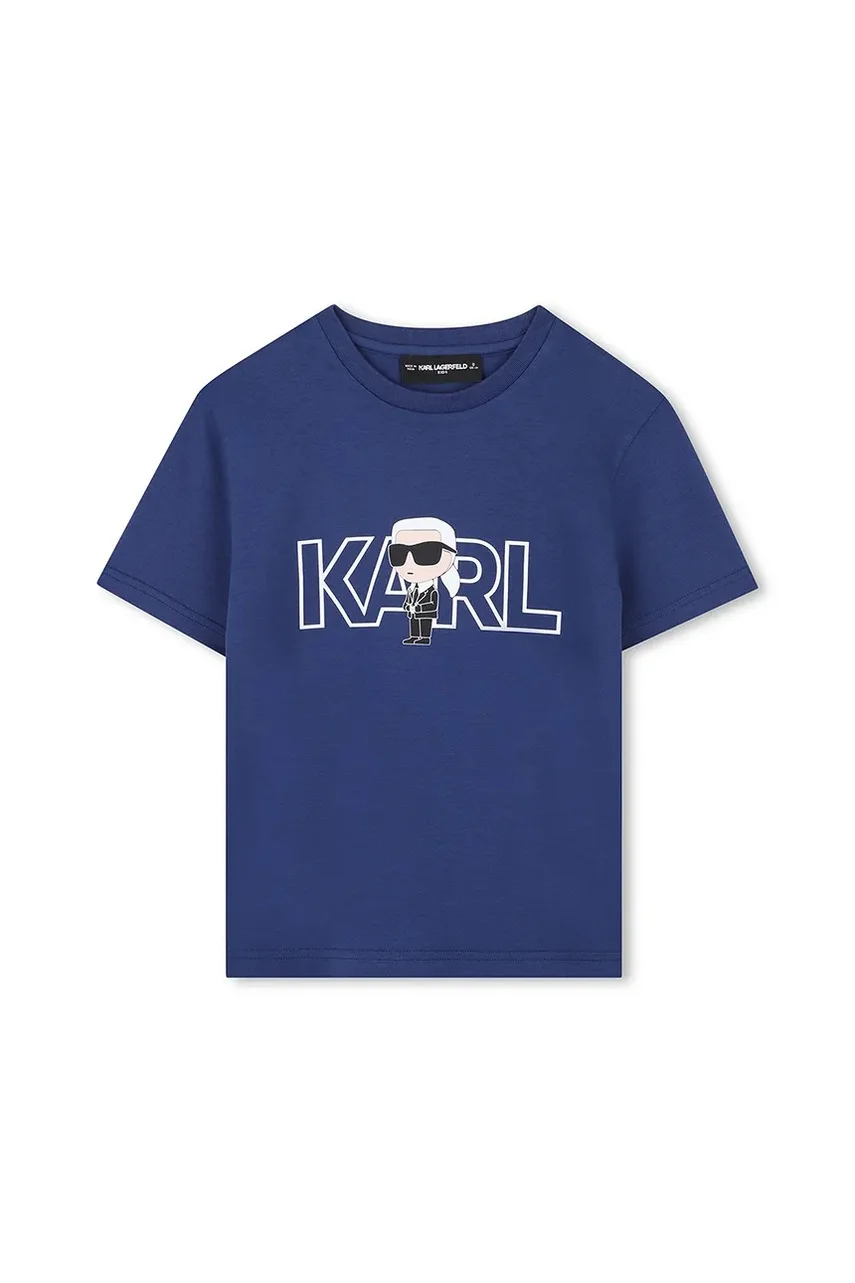 Karl Lagerfeld Детска памучна тениска