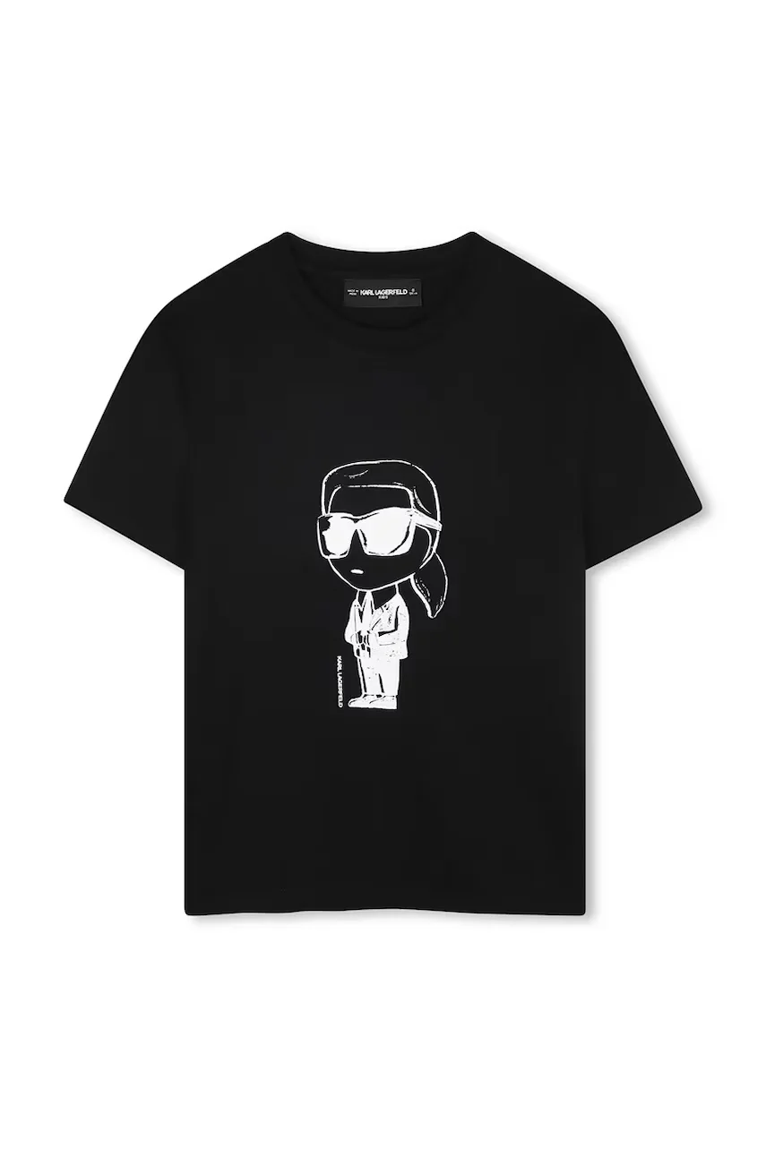 Karl Lagerfeld Детска памучна тениска